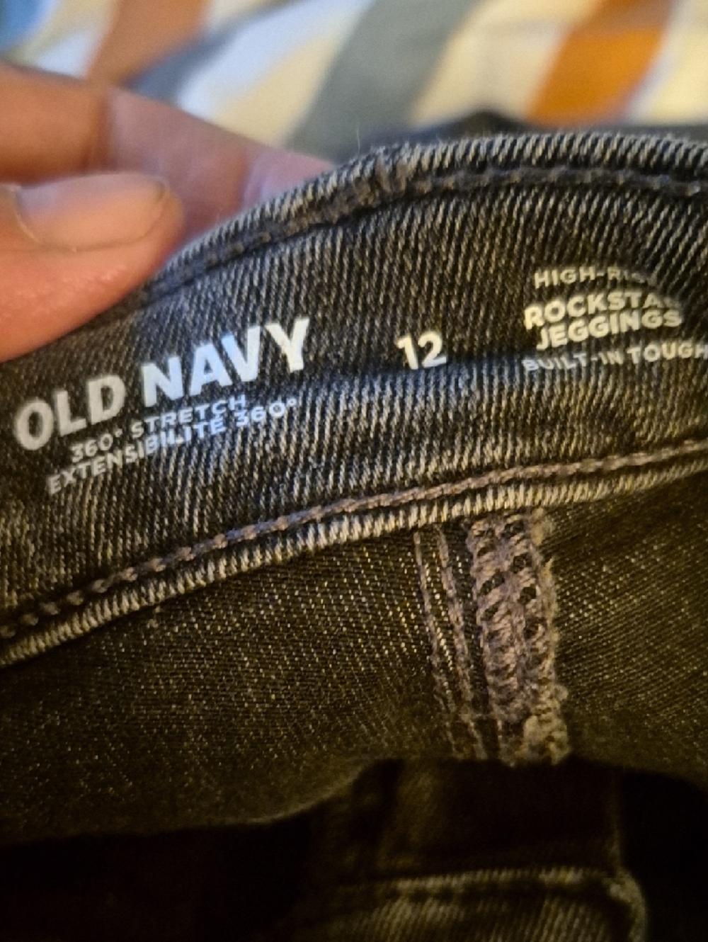 Old Navy Black Distressed Kids Jeans - Picture 2 of 4